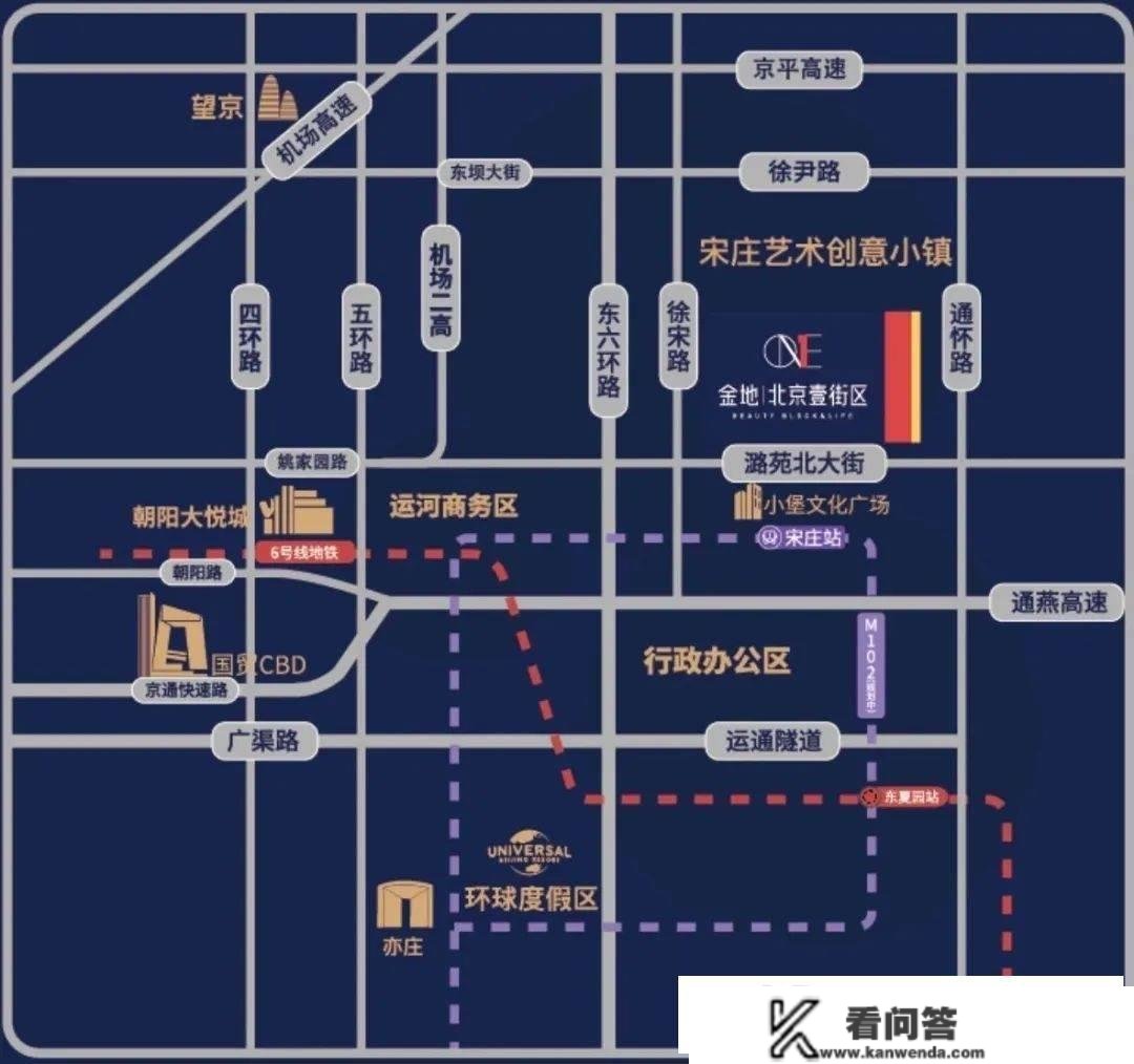 通州区·金地北京壹街区，北京通州宋庄，城市副中心均价45000/平米