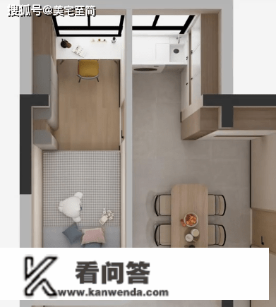 老破小的54平米一居室，革新协调小两居。