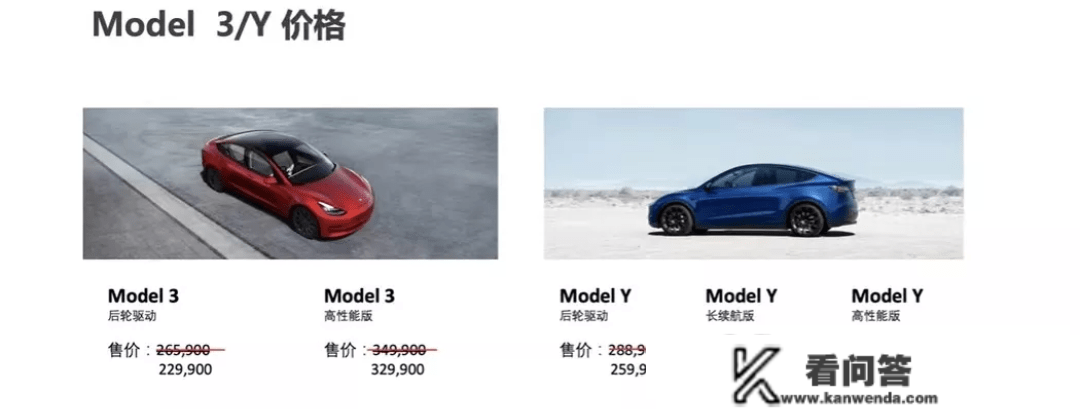 更高降幅4.8万，特斯拉Model 3/Y 价格降至汗青更低点