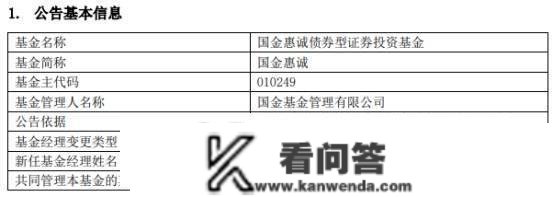 国金基金3只基金增聘基金司理杜哲