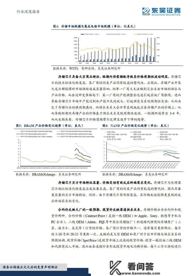 半导体行业深度陈述海外察看系列十，从美光破净看存储行业投资时机（附下载）