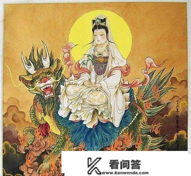 四大菩萨中，为何唯独他的坐骑未曾下界为妖？你看那坐骑是啥来头