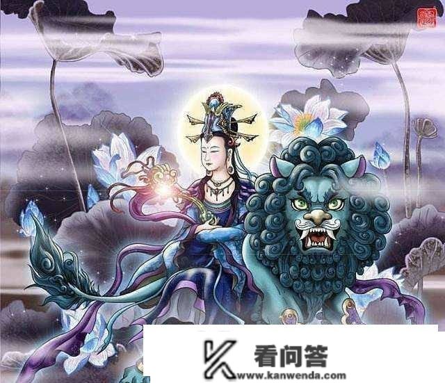 四大菩萨中，为何唯独他的坐骑未曾下界为妖？你看那坐骑是啥来头