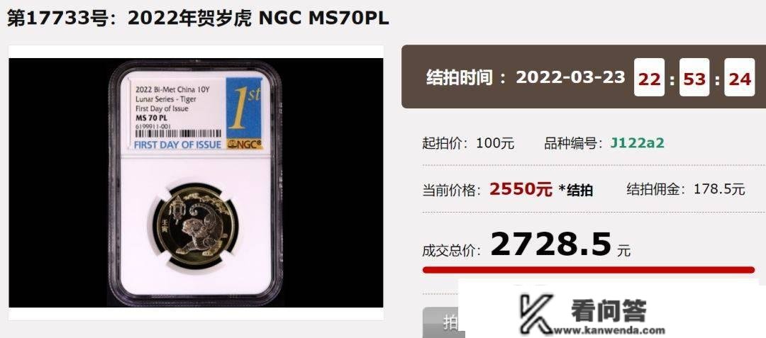 一枚拍了2000多，兔年纪念币起头回落，还有二次预约