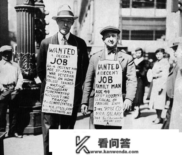 1929年美国金融大萧条：上万万优胜的美国人，不能不像畜生一样活着