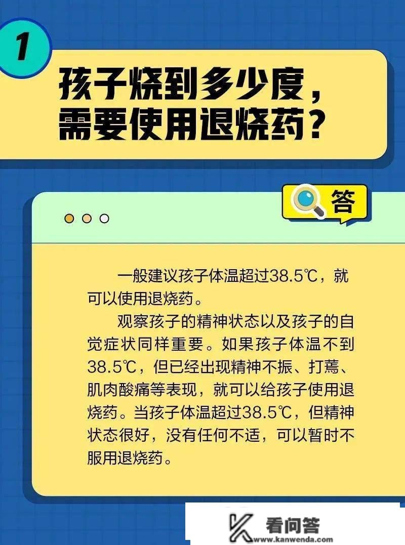 转需！关于儿童退烧药的10个问题