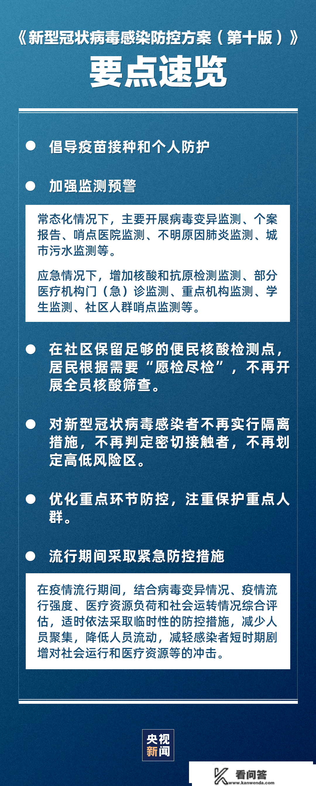 有重要调整！最新版新冠防控计划来了