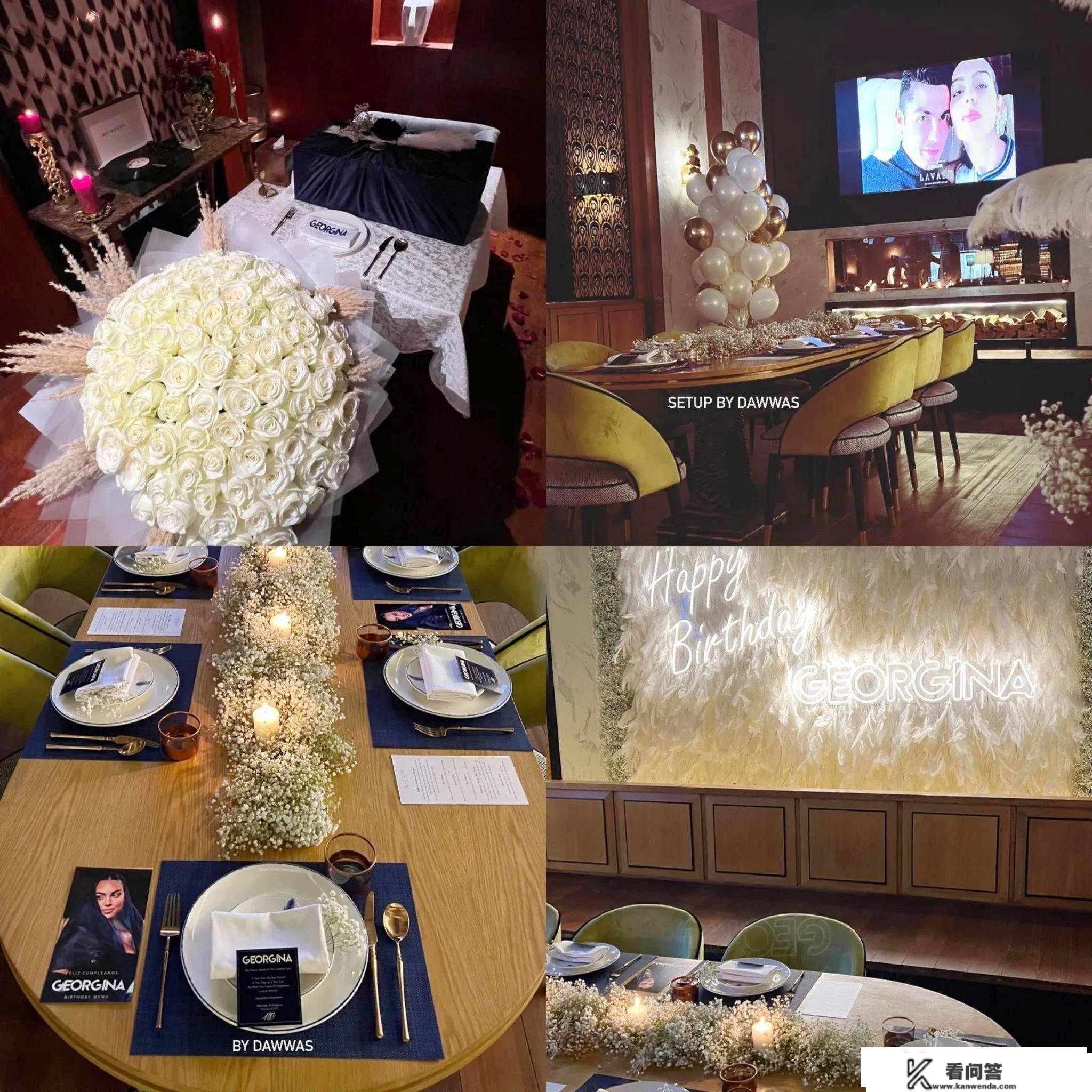 C罗老婆过生日不简单，拎18万的秀婀娜身段，厘米高跟鞋太夸大