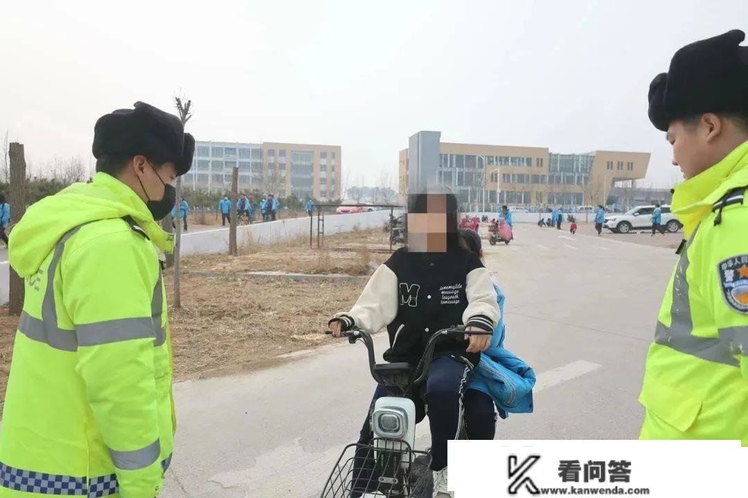 秦皇岛交警提醒：未满16周岁，请对电动自行车说“不”！| 护学在动作