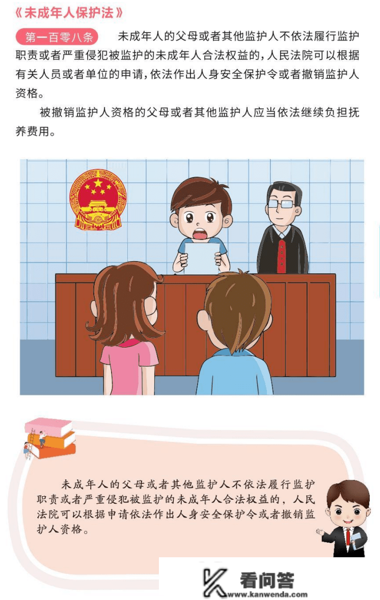 【“三抓三促”动作停止时】普法进万家 关心送温暖—​—《未成年人庇护法漫画手册》