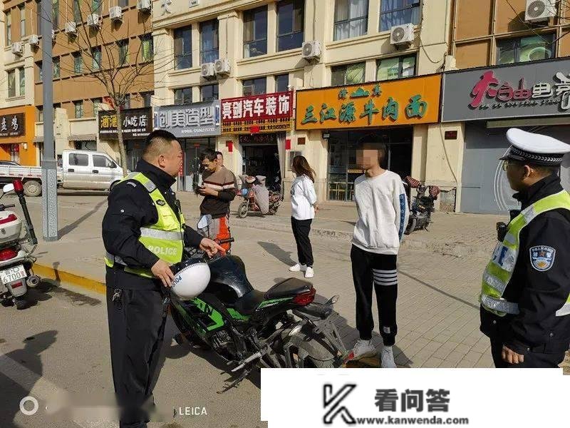 须眉驾驶摩托“狂飙”，交警一查竟是…