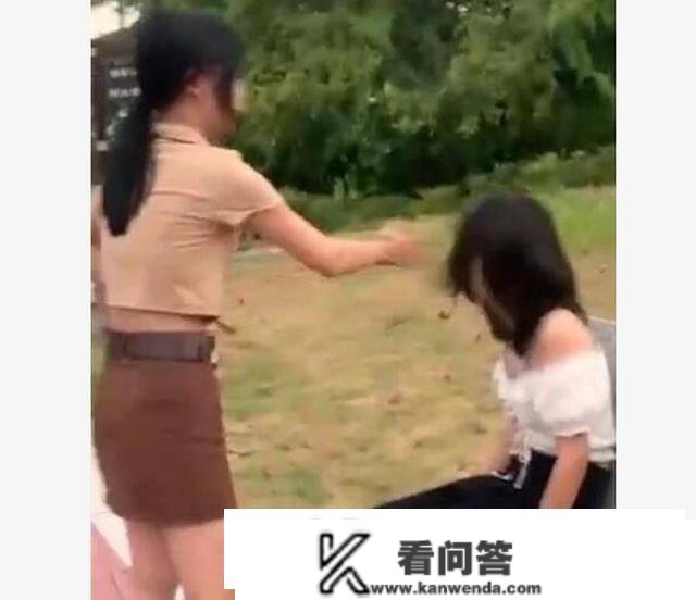 未成年少女被霸凌！江西一公园多人群殴一少女：打耳光、踢下体