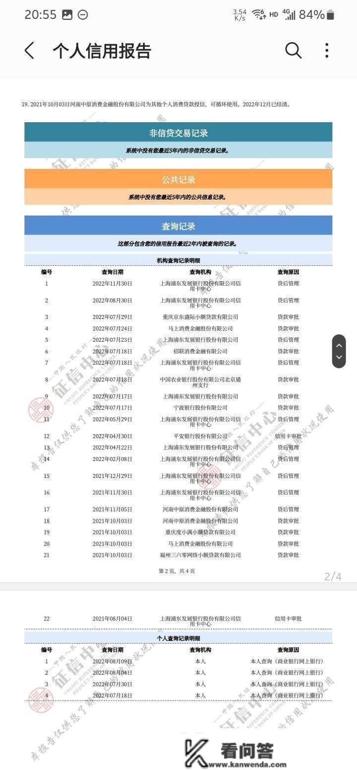 2月份去做车贷，征信能过吗？