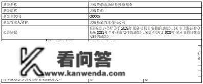 关于大成景荣债券型证券投资基金 恢复大额申购（含按期定额申购） 及基金转换转入营业通知布告