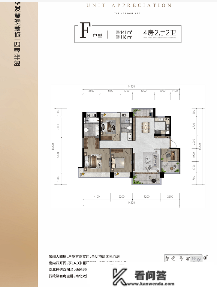 今天和伴侣去珠海【华发琴澳新城四时半岛二期】踩盘了，说说我的小我观点