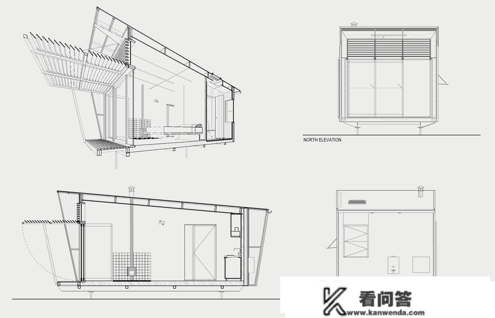 可挪动室第设想，小空间大变革