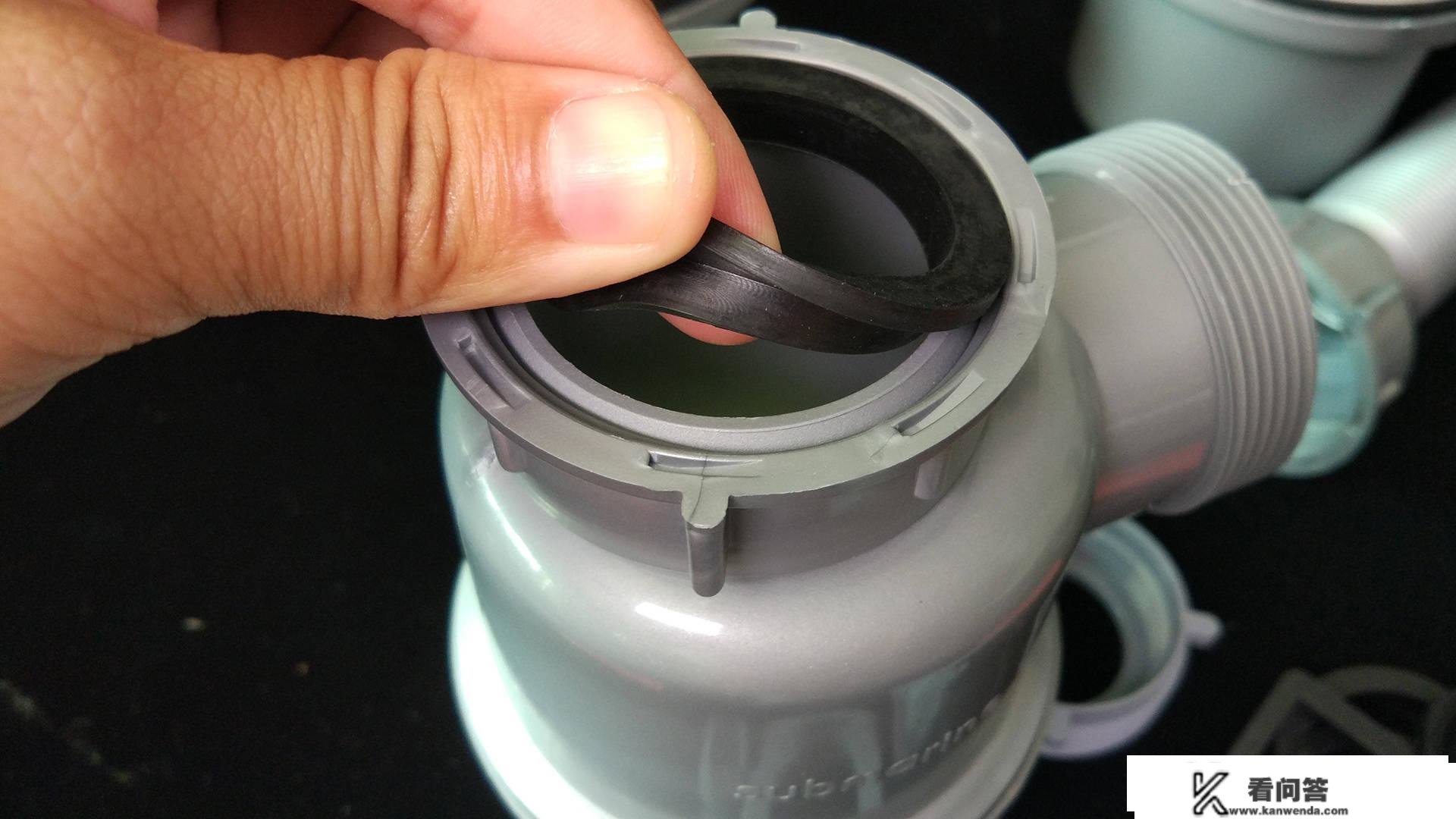 潜水艇多层防水双洗菜盆CSQ-12下水管套拆，彻底处理溢水问题