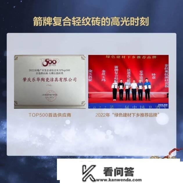 年末清点 | 回忆2022年箭牌复合轻纹砖的高光霎时！