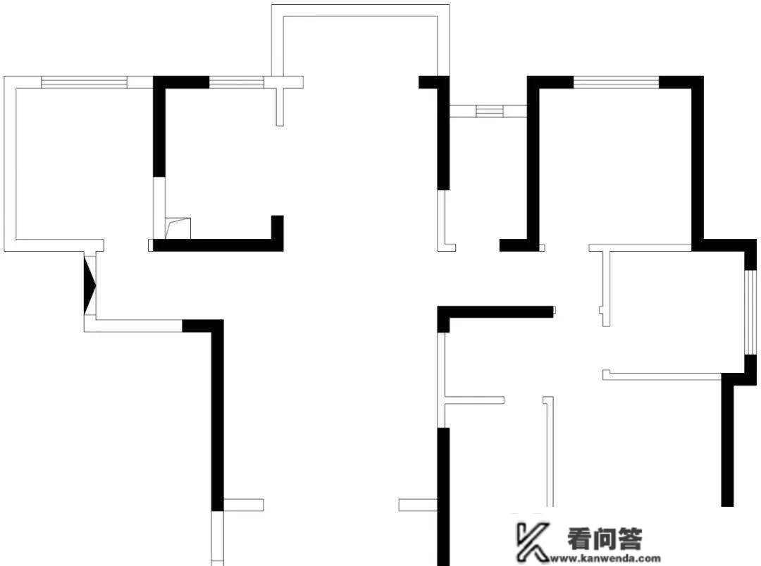 室内113平现代简约木色系四室