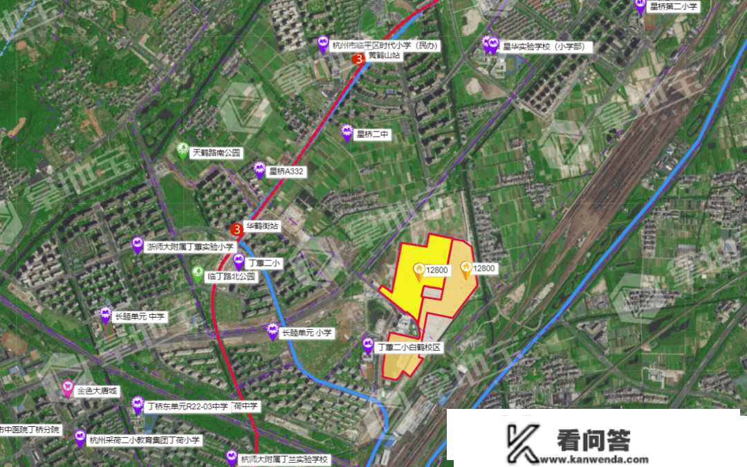 【今日杭州】杭州地铁星桥地块计划公示，规划44幢6-13F室第，4幢11F公租房，20幢排屋合院＋2所学校