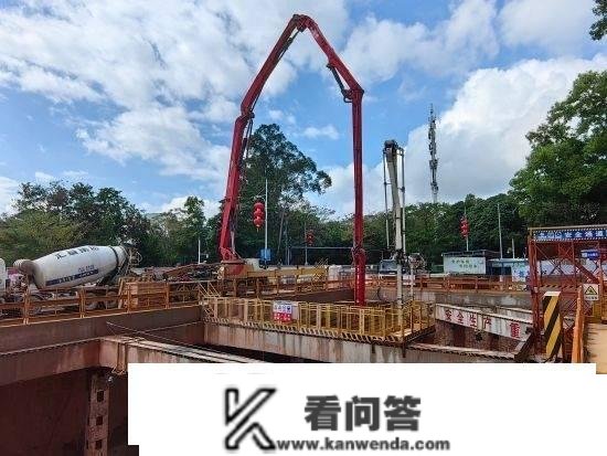 深圳地铁7号线二期北大站正式进入主体构造施工阶段