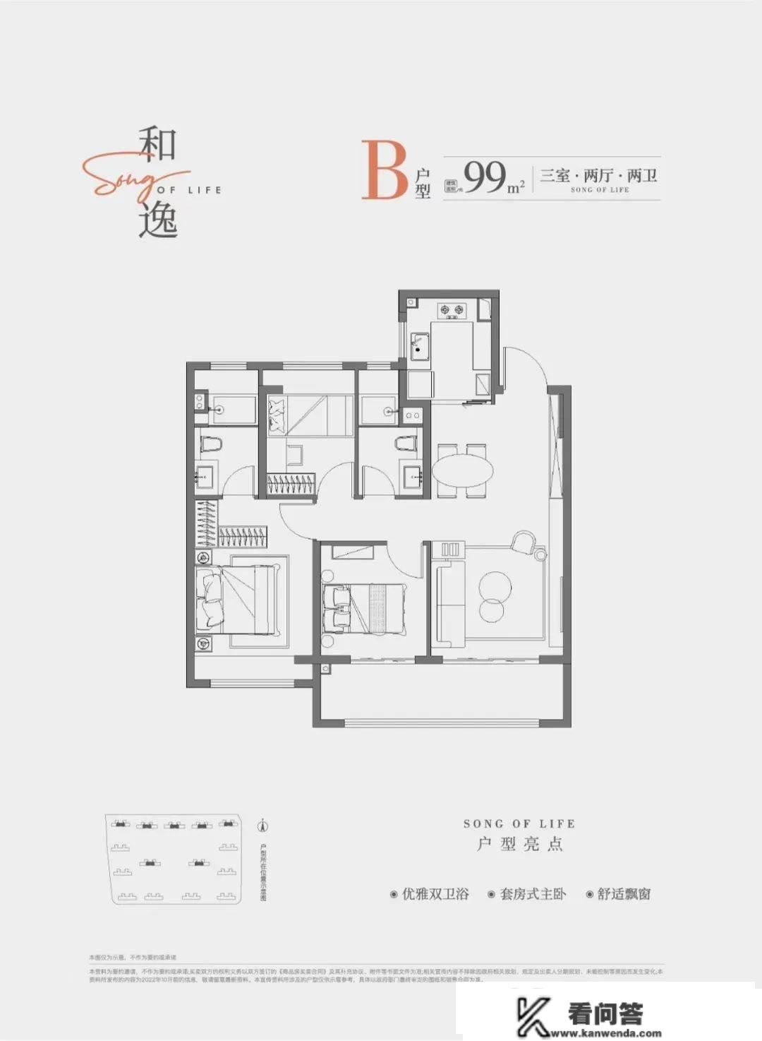 125㎡起步？刚刚，河西南纯新盘户型曝光