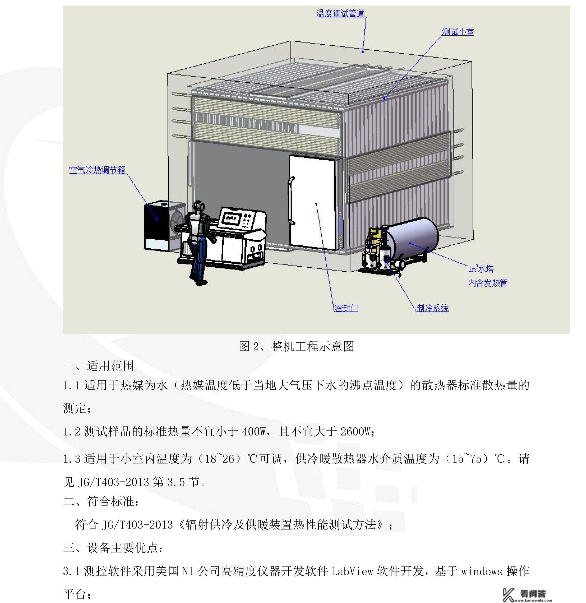 中诺ZY6283A辐射供冷及供暖安装热性能测试系统