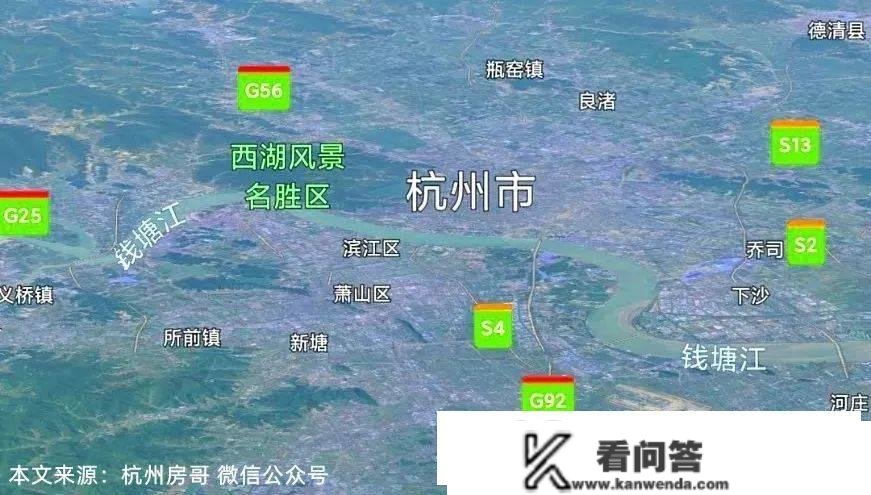 杭州房价凹地，城市规划，杭州良渚板块