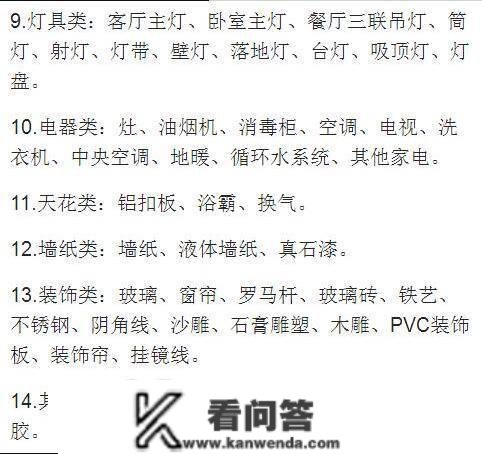 拆修本身买质料？教师傅总结详细主材清单+选购技巧！上当不存在