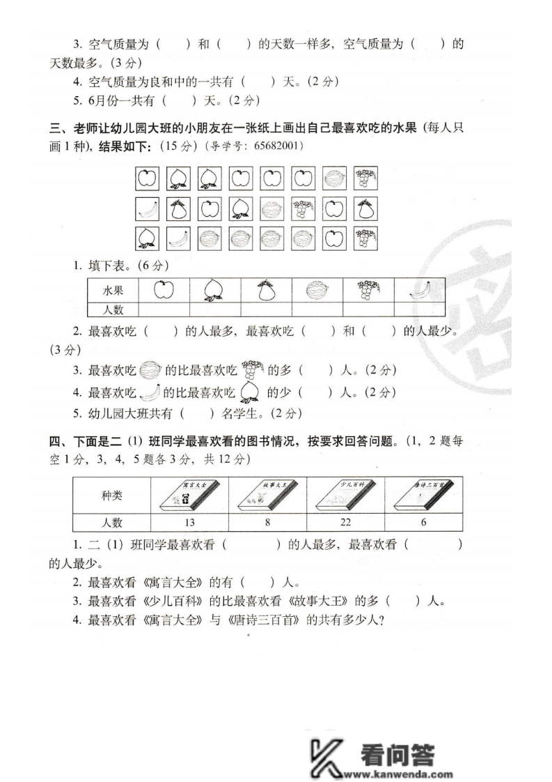 二年级数学下册：第一单位检测卷5套+谜底，典范、全面，可下载！