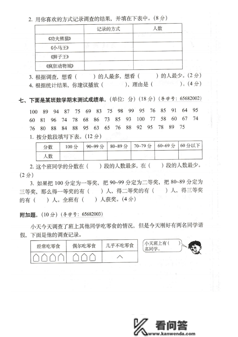 二年级数学下册：第一单位检测卷5套+谜底，典范、全面，可下载！