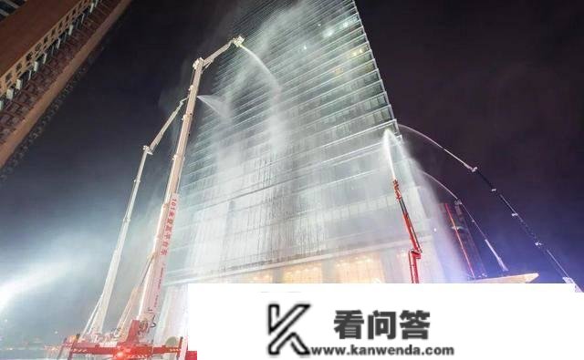 广西初次开展“双线”大规模跨区域灭火救援综合练习训练