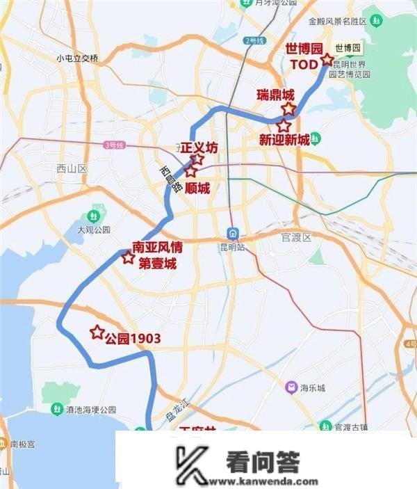 昆明地铁5号线将串起6大商圈4大景区，此次客流不会拉胯了