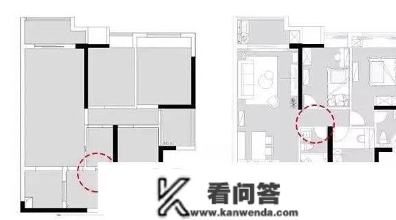 家居生活：赶上户型大门正对WC，据说那5种体例能够处理，太好了