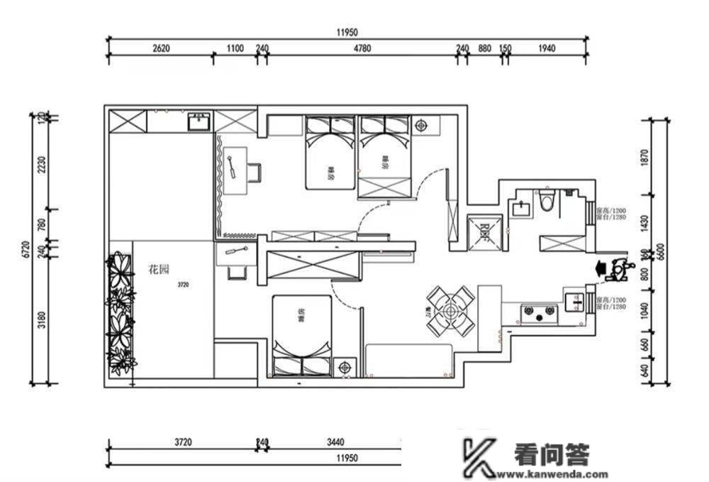 发现“魔都”一户人家的蜗居：46㎡老破小拆修拆3室，太会安插了