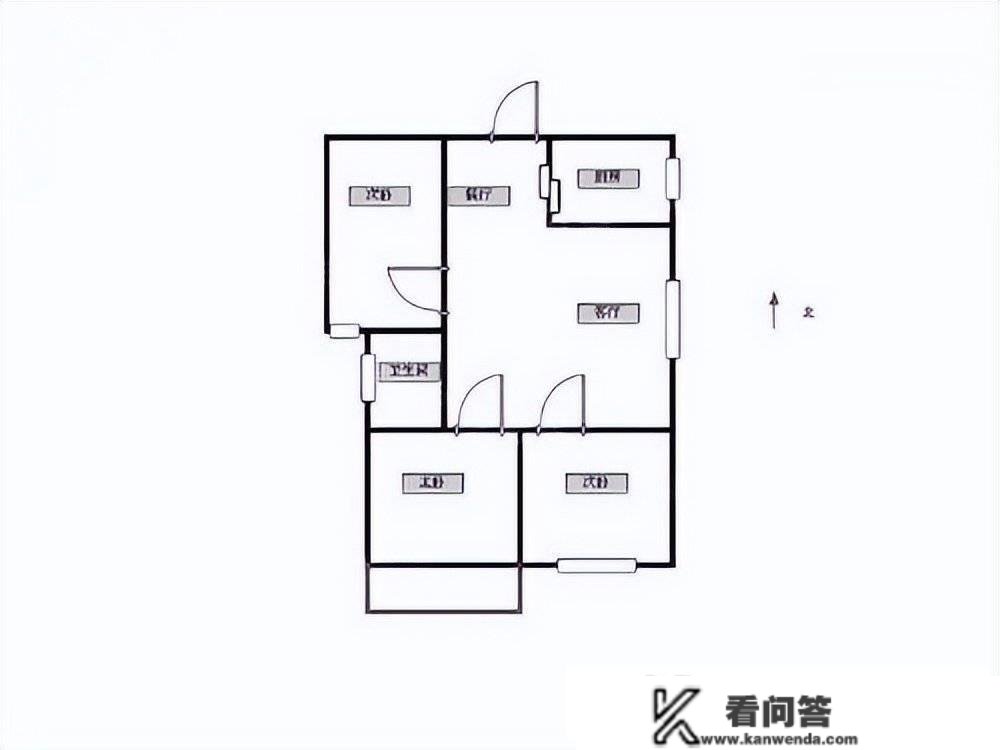 89平现代风三居室清新阔绰，全屋设想简单二十年都不会过时