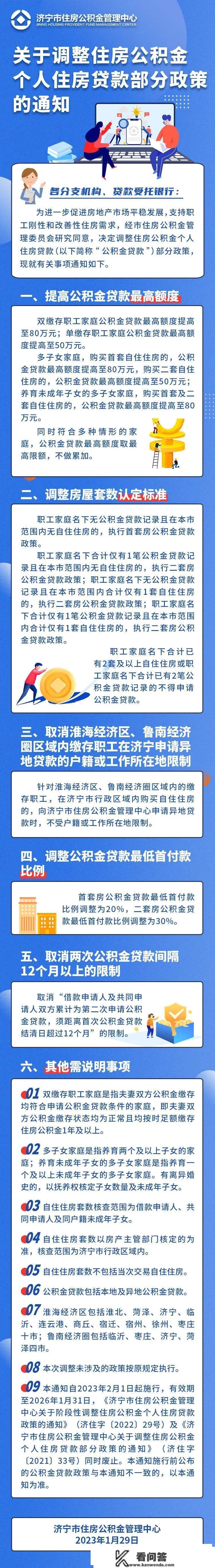 关于调整住房公积金小我住房贷款部门政策的通知