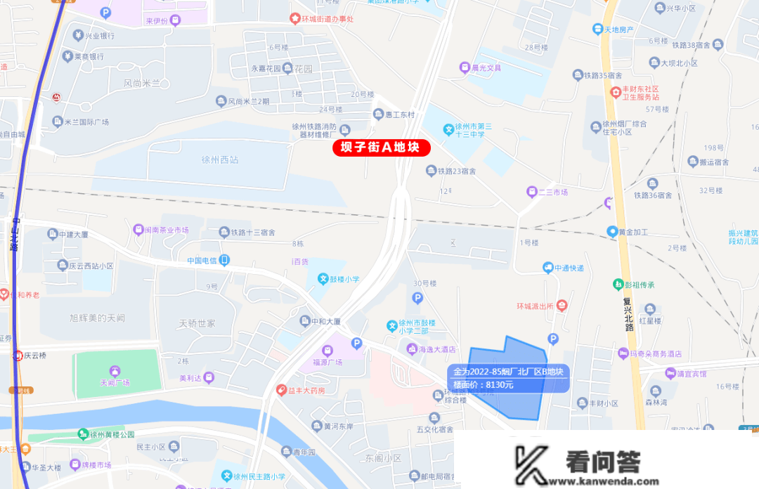 土拍上新！徐州那里推介21宗地块！包罗坝子街、苏堤北路、大庆路…