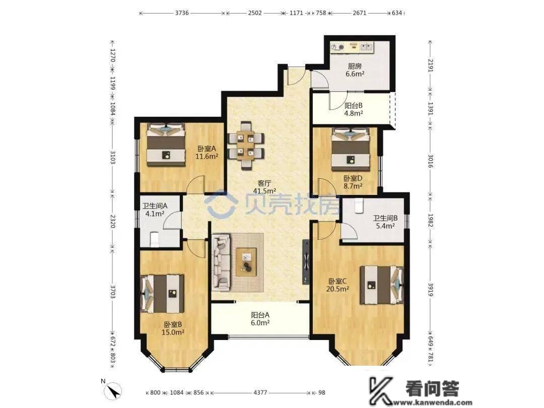 最强143㎡户型频出，开发商是若何在那个面积段翻开格局的？