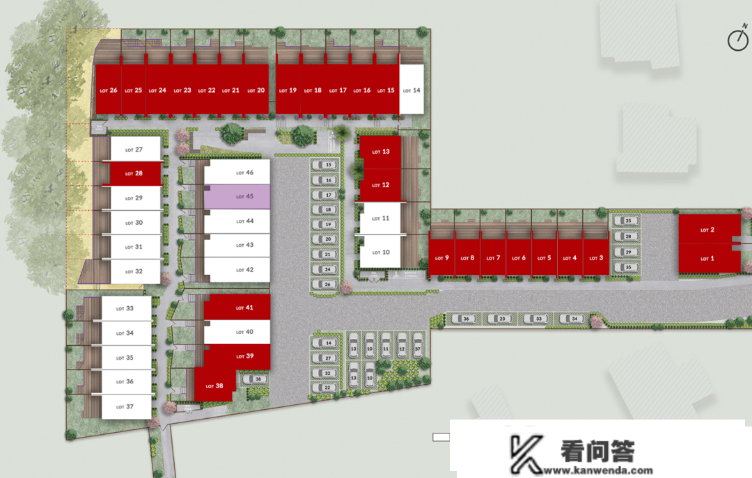 Avondale即将落成的Larchwood项目，多种房型，交通便当