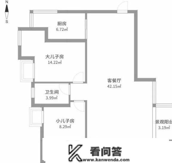 小角落里实现转角书桌，最里面还能放书本，1㎡空间也不浪费