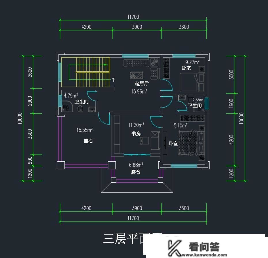 20款极简三层简农村自建房别墅，带挑空客厅设想，让您惬意享受