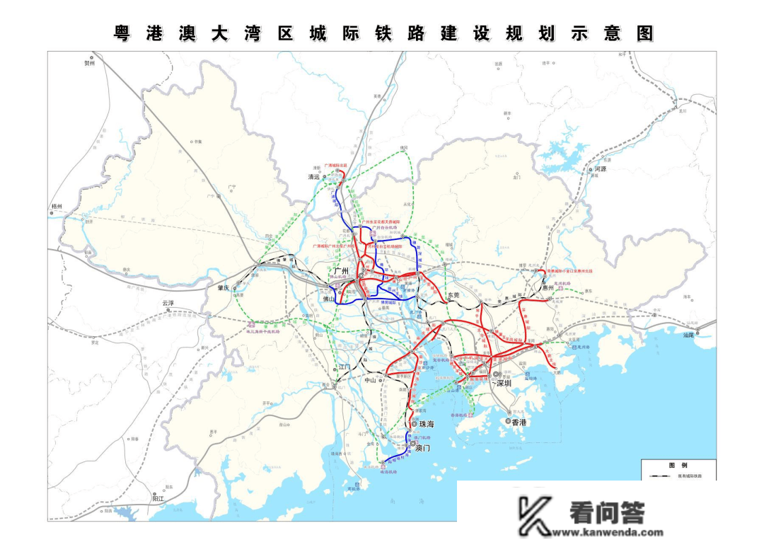 1小时交通生活圈，轨道上的大湾区事实有多野！