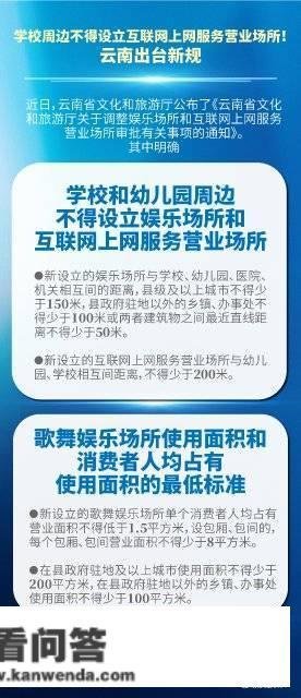 2月1日起施行！云南明白学校周边不得设立互联网上彀办事营业场合