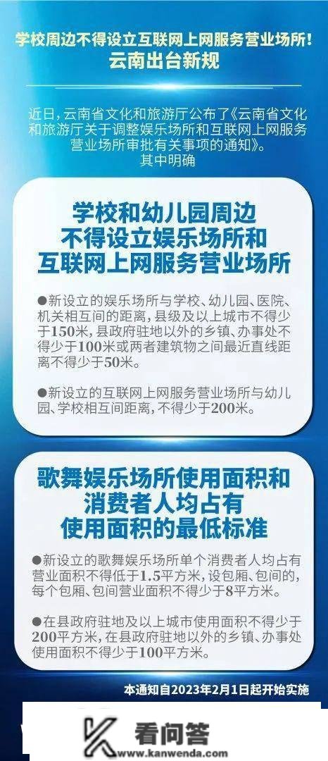 2月1日起施行！学校周边不得设网吧和娱乐厅，丽江呢？