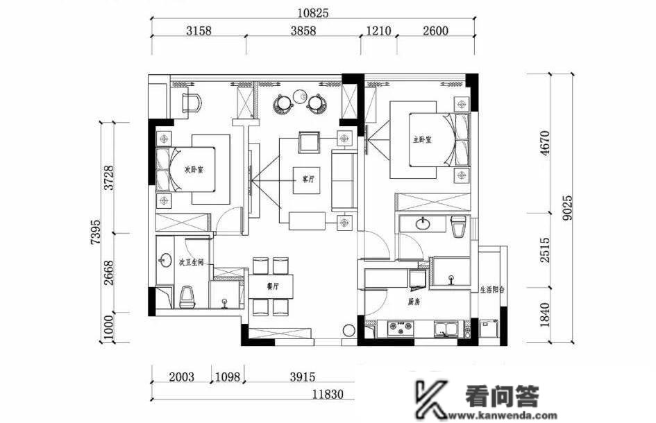 81平美式风温馨简约轻松而又浪漫，出格有家的味道