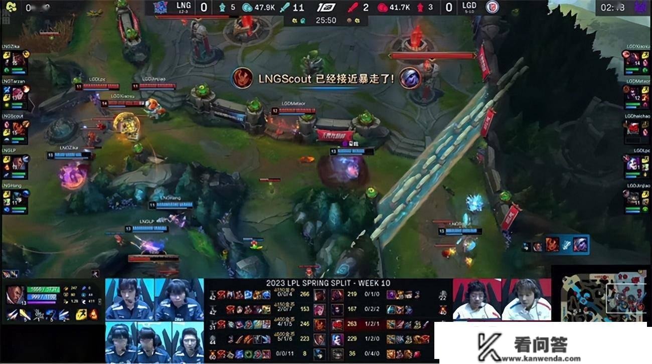 LOL-LPL：Scout妖姬化身“AD去量器”，LNG清洁利落2-0轻取LGD