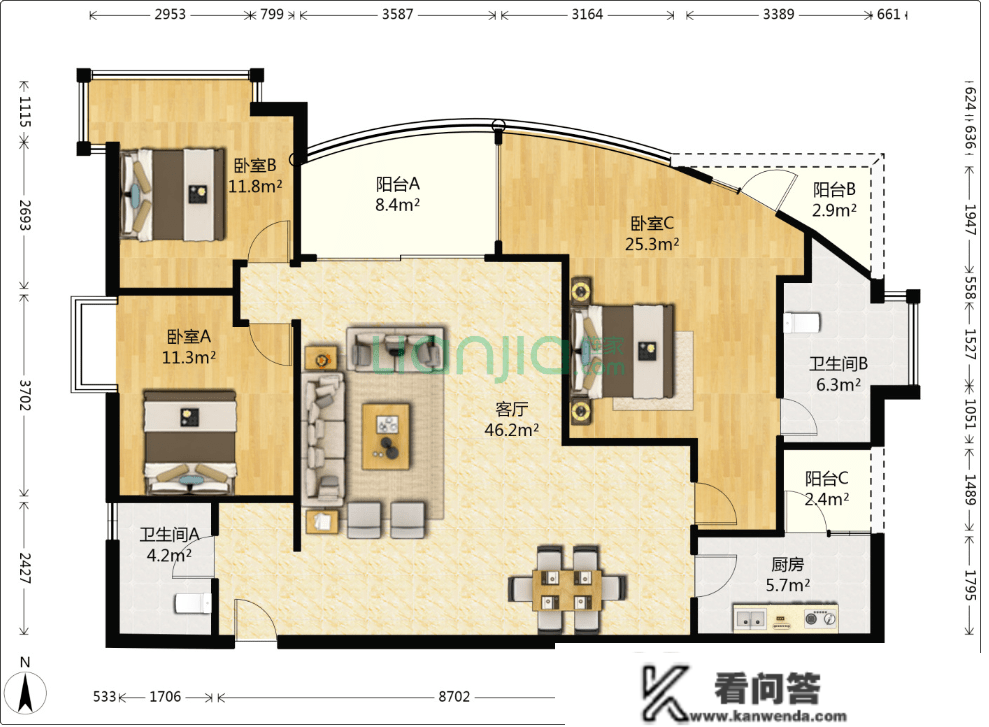 天啊！黄埔花园，有房卖3.6万/平！