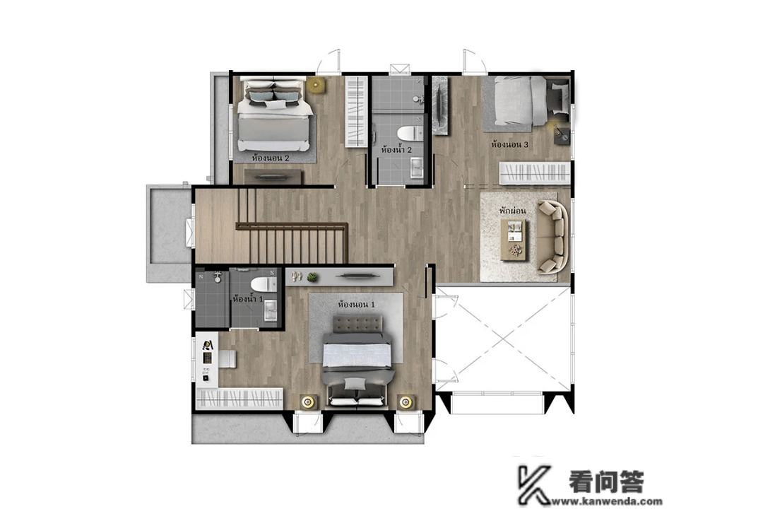 【泰安居地产】4房独栋169万起！曼谷素万那普机场高端别墅Saransiri Srivaree