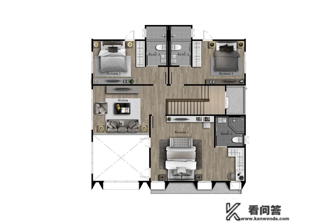 【泰安居地产】4房独栋169万起！曼谷素万那普机场高端别墅Saransiri Srivaree